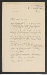 k.k. naturhistorisches Hofmuseum, Intendanzakten 1885-1896 (Hauer), Aktenzahl Z.63/1891, Seite 1